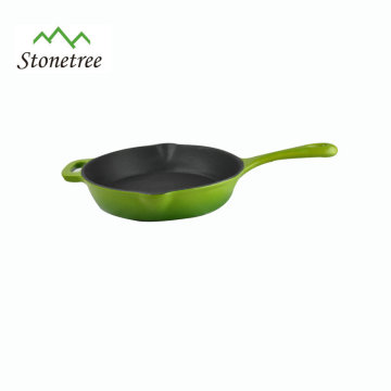 Non-Stick Coating Enamel Cast Iron Grill Pan